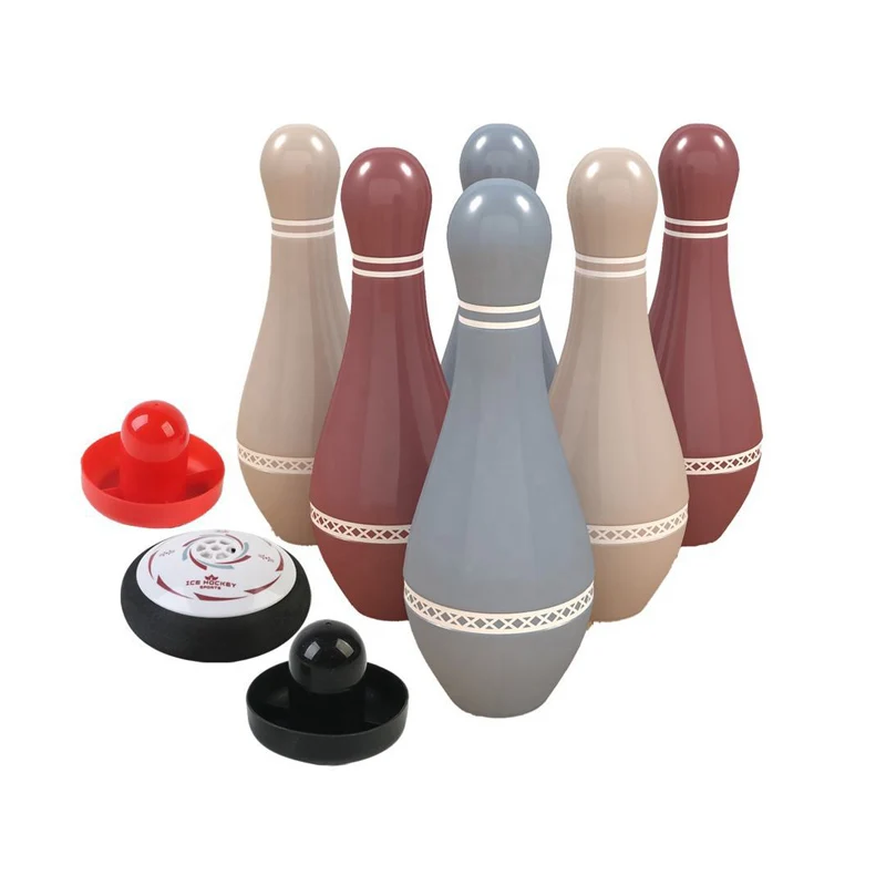 EPT Hot Selling Pretend Play Children Sport Simulate Bowling Game Toy For Children With Light