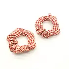 Tie Elastic Custom Tie Dye Rainbow Fashion Solid Colors Cheap Tie Dye Rainbow Girl Elastic Tie Dye Hair Velvet Scrunchies