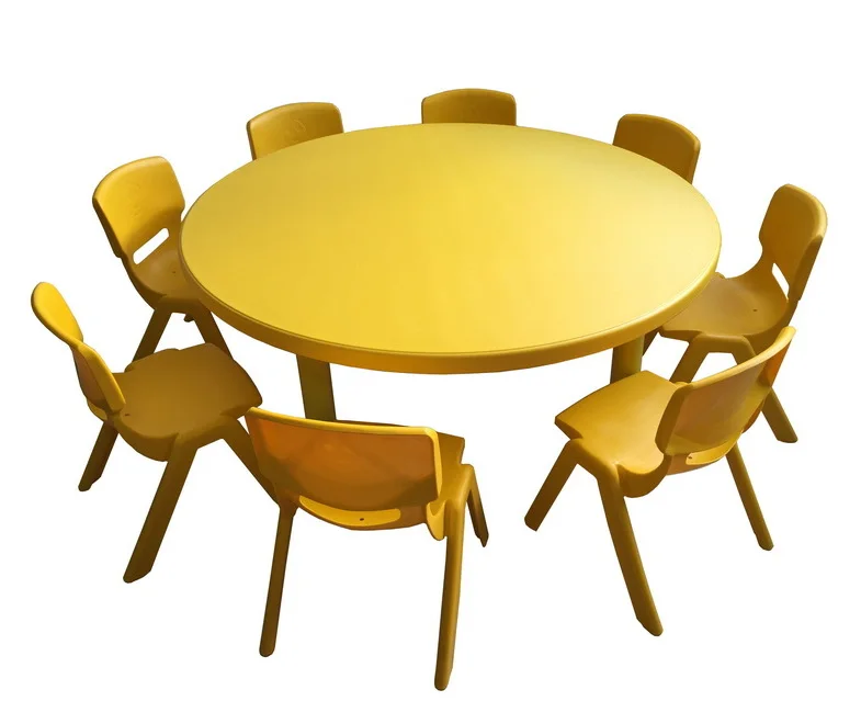 Children Table Round Table Children Desk Daycare Center Study Table And