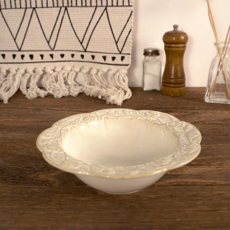 Factory Direct Wholesale Eco Ceramic Soup Ramen Bowl Noodle Dinnerware Sets Porcelain White Serving Salad Bowls factory