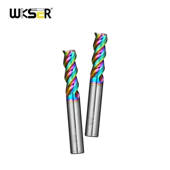 Can be customized Cheap High Performance End Mill With DLC Coating 3 Flutes End Mill Best End Mill For Aluminum