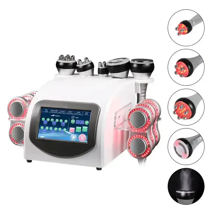 New Technology 6 in 1  Medical Facial Lifting Beauty Device Body Slimming Liposuction Rf Fat Reduce Machine