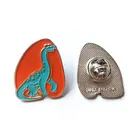promotional souvenir gift usa square metal lapel pin badge with clutch
