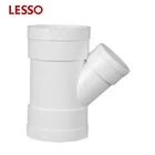 Upvc Upvc Fitting LESSO UPVC Drainage Fittings ISO Standard Reducing Wye