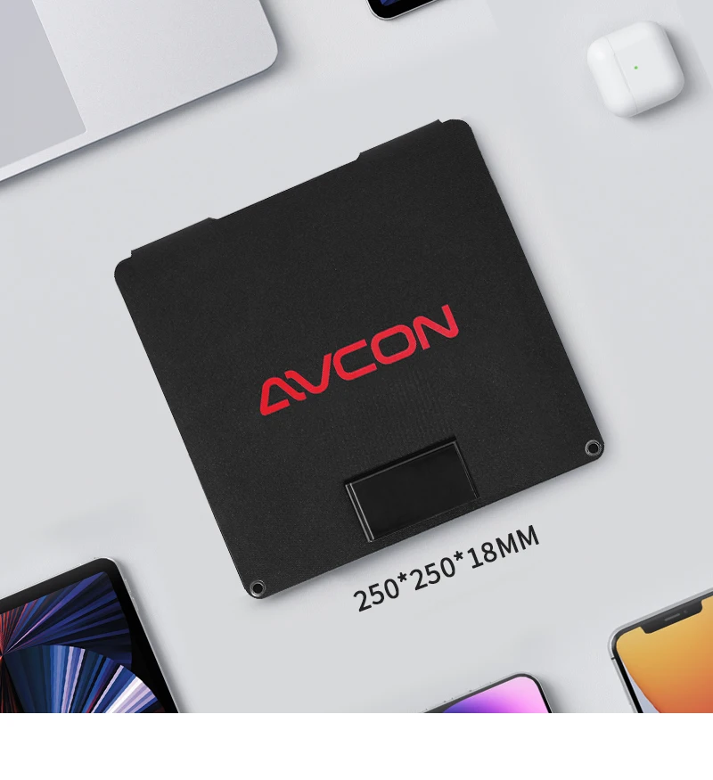 product avcon new design mini folding solar panel portable 30w usb charger new design 200w outdoor power ev charging-4