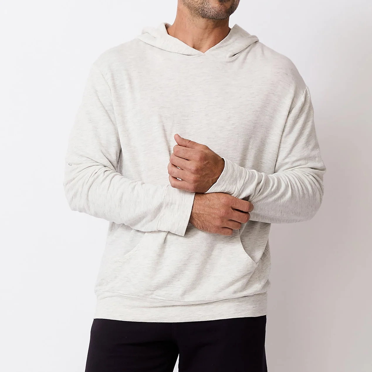 hoodie with no drawstring