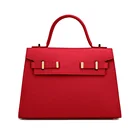 Quality Handbags Customs Fashion Classic PU Leather Shoulder Bags Vegan Luxury Ladies Top Handle Handbags