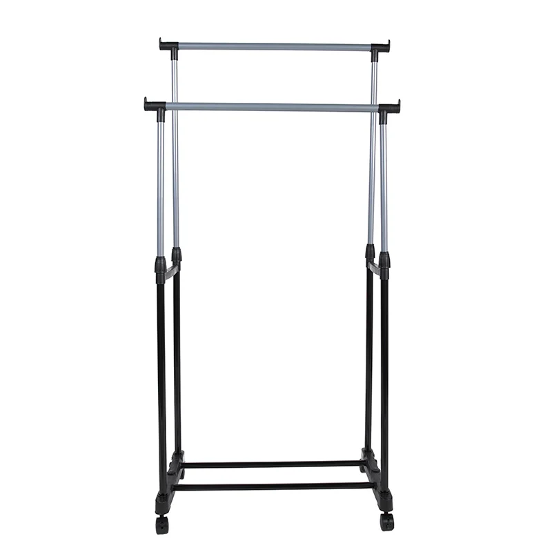 Heavy Duty Metal Clothes Rack Free Standing Clothes Display Organizer
