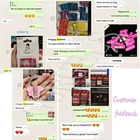 Custom Nails Box Beautiful Fake Fingernails Makeup Sets False Eyelashes And Press On Nails Toenail