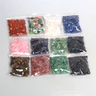 Wholesale Natural Polished Crystal Gravel Rose Quartz Amethyst Tumbled Stone Raw Stone Bag 100g