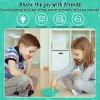 Toy Square Rainbow Bubble Push Pop Its Sensory Fidget Toy Portable Bubble Popping Game Pop It Fidget Toy UK Australia