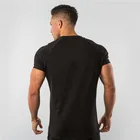 Plain Shirt Gym Sports Tee Wholesale Custom 100% Cotton Printing Men Printed Plain White And Black T Shirt