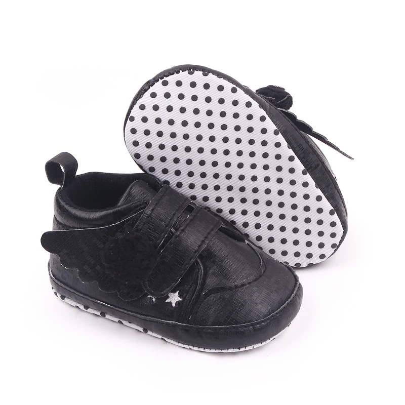 Spring and Autumn New Boys and Girls wings PU Surface Casual Shoes Baby Walking Shoes factory