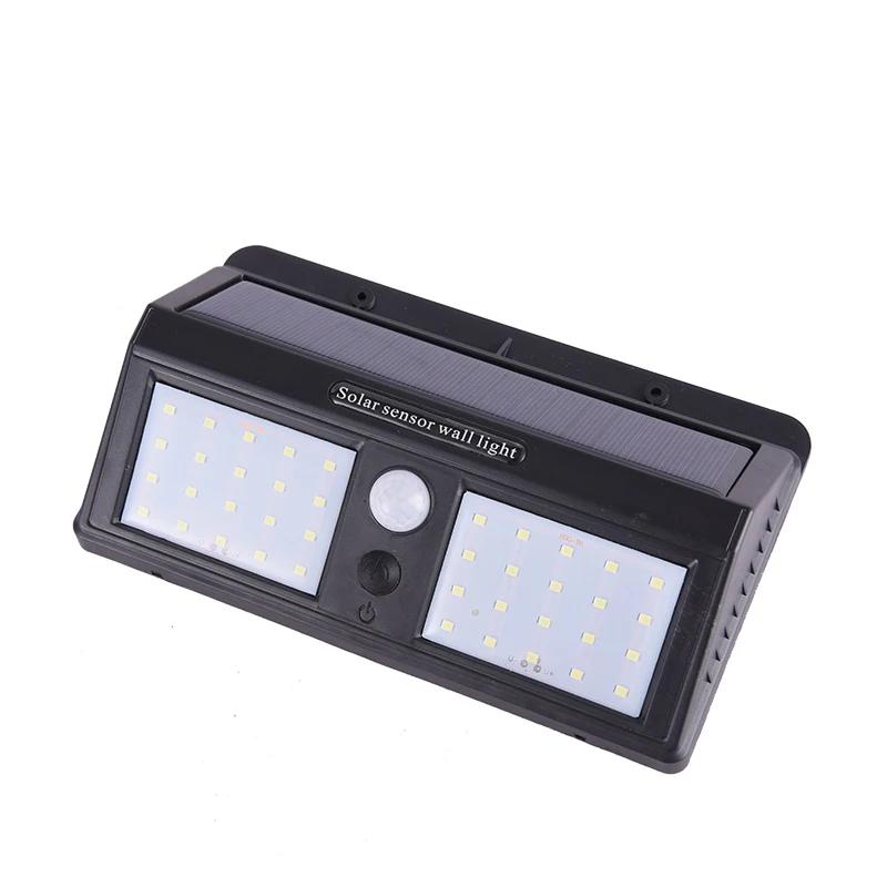 High brightness motion sensor solar wall light high lumen 3000k 6000k waterproof led wall light outdoor solar led wall lamps