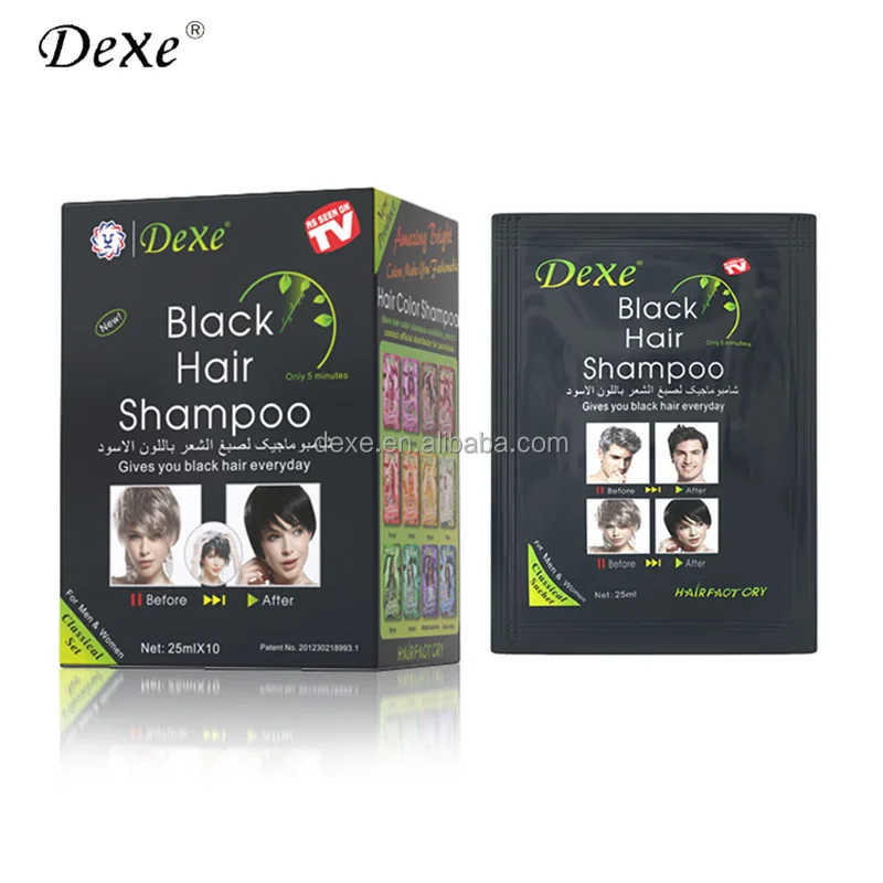 Organic Herbal Hair Dye Shampoo Hair Magic Shampoo Black Men and Women with Gray and White Hair Chinese Herbal Extract Free