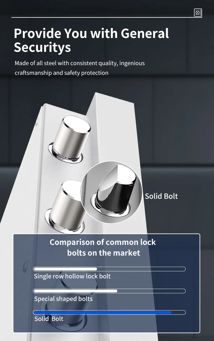 CEQSAFE Office Hotel Deposit Safe Cabinet Home Money Safes Box Fireproof Digital Safe factory