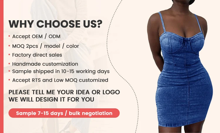 Fashion Sleeveless Maxi Denim Women's Clothing Summer Bodycon Imitated Shredded Plus Szie Jean Dress factory