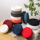 Webbing Strap Free Samples Knitted Nylon Bias Binding Tape Fold Over Elastic Band Webbing Strap For Clothing Underwear