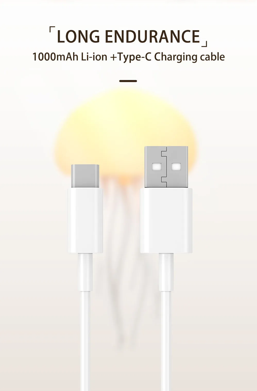 Intelligent Gradient Yard Dimmable Eye Care Bedside Lamp Voice Control with Dancing Legs Jellyfish Table Lamp with Touch Sensor