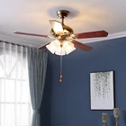 Fan 2021 Hot Sale America Country Style Ceiling Fan Light