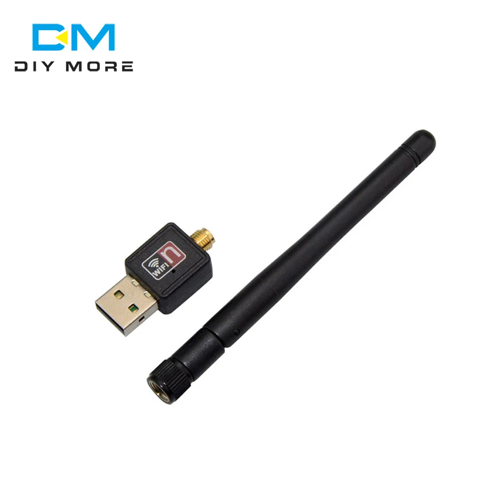 150Mbps USB 802.11n Wi-Fi Ethernet Wireless Adapter Card with 2dbi HG Antenna 