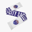 Free Sample 2020 New Top Quality Custom Printing Or Jacquard Football Scarf With Tassels Soccer Ball Fan Scarf