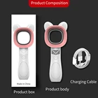 Fan 2021 Fashionable Bladeless Fan Safe Small Hand-held Fan Travel Portable Fan