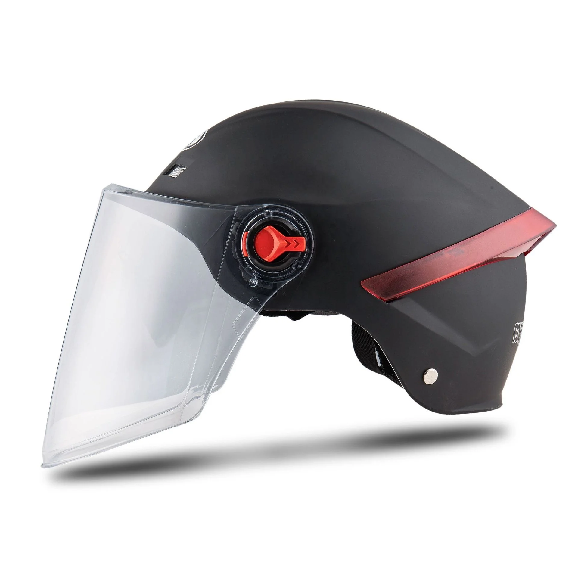 half helmet with face shield