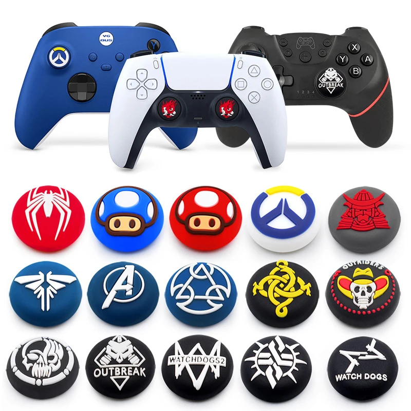 PS3 NS Switch Pro AU Controller Grips Thumb Stick Cap Cover for Xbox One PS4 