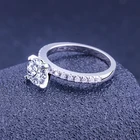 Sterling Cubic Wholesale Statement Jewelry Solitaire Wedding Sterling Silver Cubic Zirconia Ring For Women