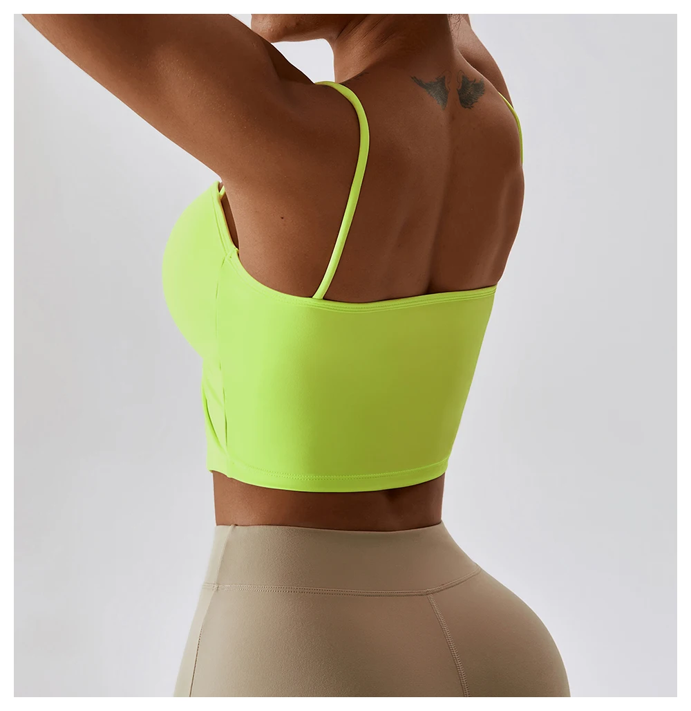 Hot Girl Sexy Top Sports Fitness Suitable Bra for Women Ladies New Design Yoga Camisole Clothing