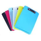 Clipboard Clip Board Promotional Eco-friendly Slim Plastic Clip Board With Portable Storage Nursing Clipboard