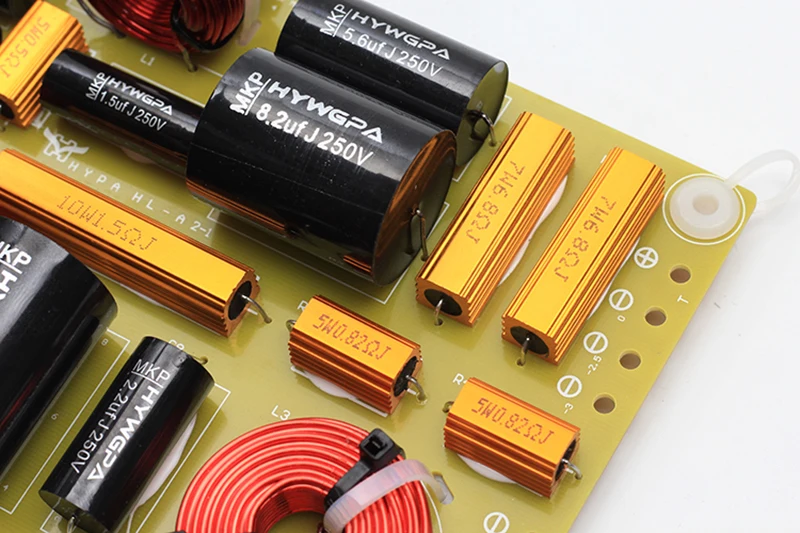 2 Way Hifi Audio Treble Bass 2 Units Crossover Speaker Frequency