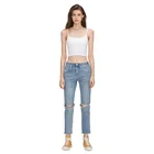 Ladies Vest Hot Selling Multi-Colored 47.5% Cotton Comfortable And Breathable Ladies Sleeveless Summer Vest