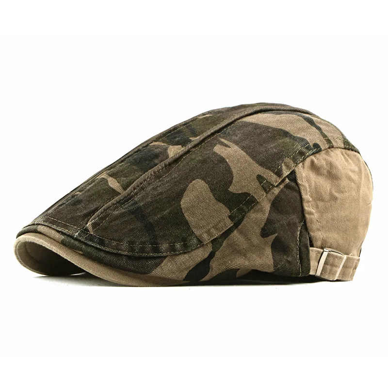 camouflage beret hat