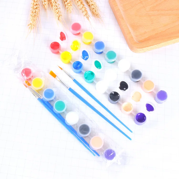 Children's Acrylic Paint Set Kindergarten Diy Graffiti Paint 2ml8