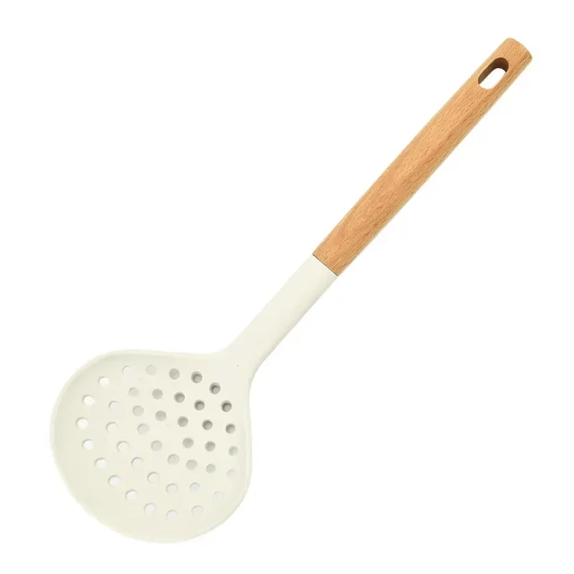 product white 7 piece novelty food grade silicone kitchen utensil set with spoons and spatula durable kitchen tools-9