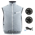 New Design Cooling Fan Cloth Outdoor Summer Customized Fan T Shirt Cooling Gear Clothes