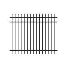 Hot Selling Swimming Fencing Black Outdoor Metal Garden Pool Steel Picket Fence Panels Spearhead steel fence