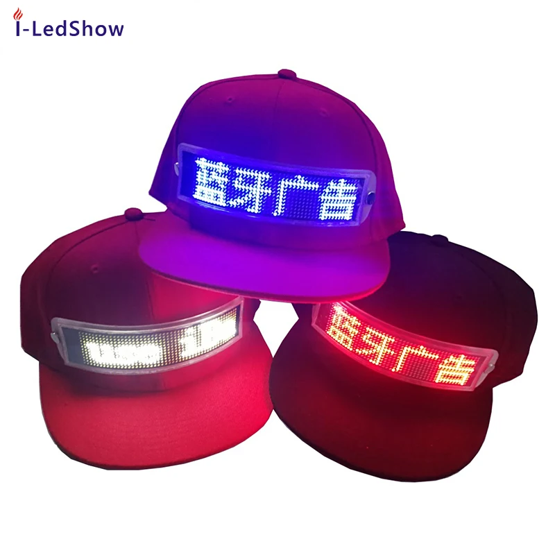 baseball caps with led lights built in