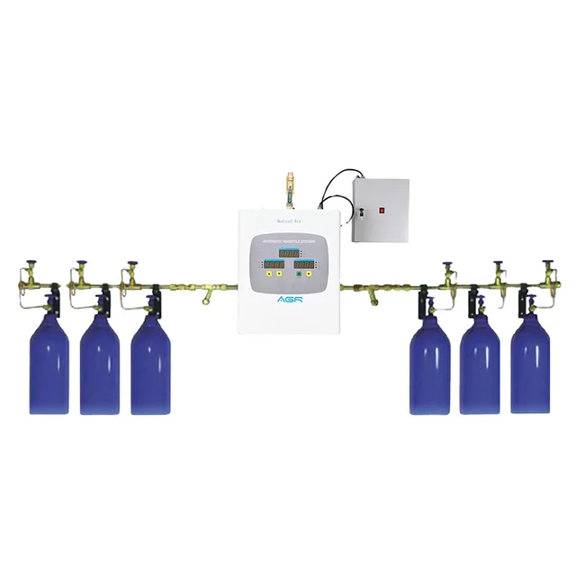China factory automatic medical gas hospital gas supplying central oxygen manifold system