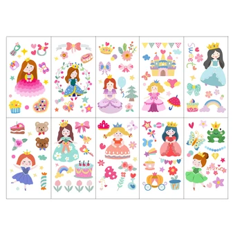100pcs Wholesale Body Arm Face Decorative Sticker Tattoo Waterproof Temporary Tattoo Stickers For Kids