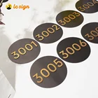 Door Brass Made Hotel Door Numbers Stainless Steel Letter Metal Brass Door Number With Cheap Price