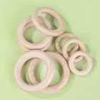 Beads Wood Wholesale Natural Baby Teething Round Wood Beads