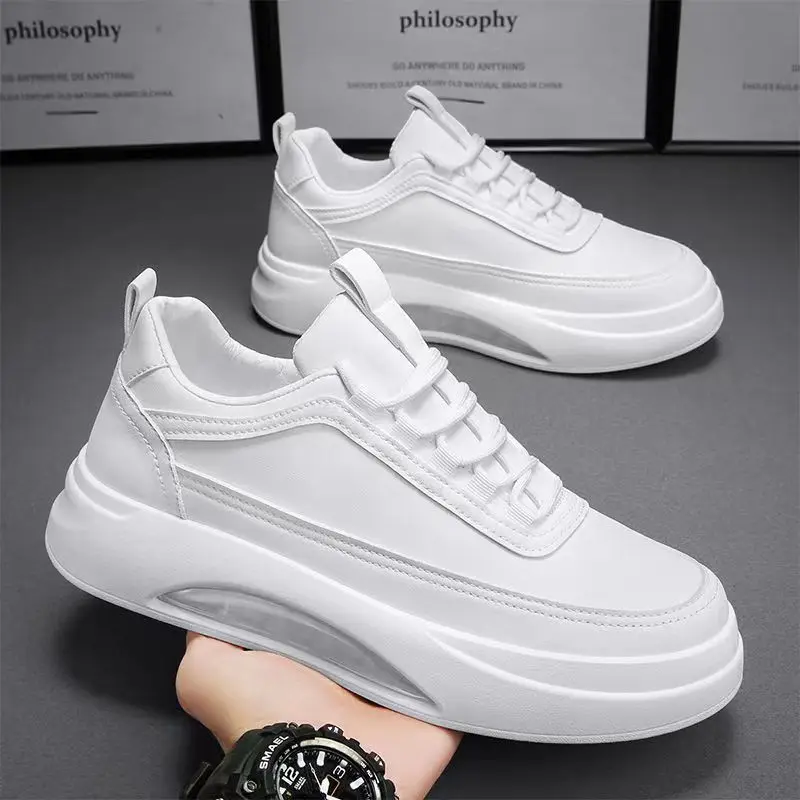 2024 New Trend Air Cushion Sports Shoes Thick Soled Men's Casual Sneaker Shoes