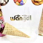 Cup Biscuit 2020 HOT SALE Wangdi Chocolate Ice Cream Cone Wafer Cup With Biscuit