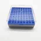 Cryovials Storage Box High Quality Laboratory Autoclavable Plastic 81 Wells PP PS Cryovial Freezing Storage Box