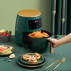 Automatic 4.5L 1400W Nonstick Healthy Oil Free Cooking Air Fryer With Timer And Temperature Control