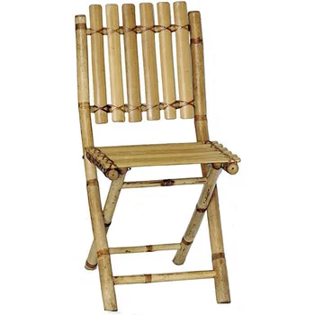 High Quality Bamboo Lightweight Folding Chiavari Chair For Living Room Cafe Restaurant Patio Office Space Saving Long Life Chair