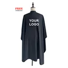 Salon Barber And Salon Cape OEM Custom Cheap Salon Baber Apron Hairdresser Price Barber Cape Black Salon Cape